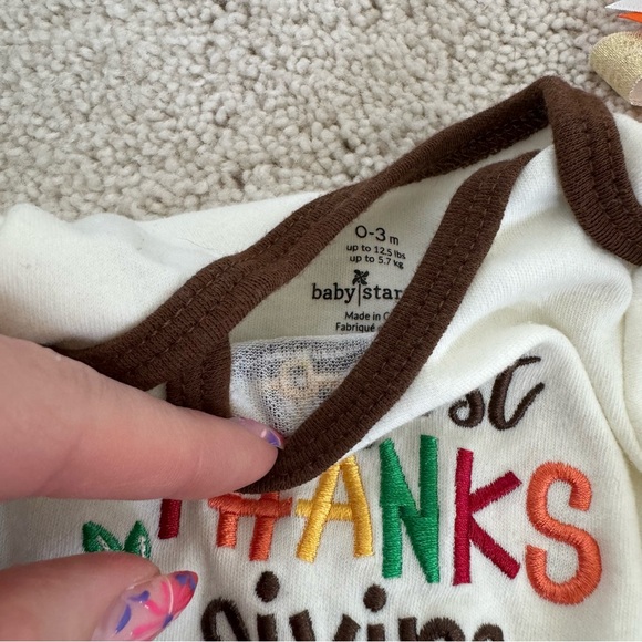 0-3M My First Thanksgiving Set & Hello Pumpkin Set - Picture 13 of 16